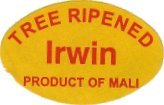 irwin tree ripened product of mali