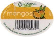 robinson fresh mangos produce of peru 4959 095829600753