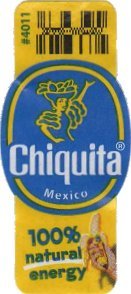 chiquita #4011 mexico 100% natural energy