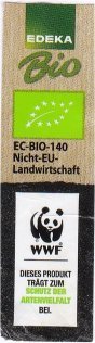 edeka bio ec-bio-140 nicht-eu-landwirtschaft wwf dieses produkt tragt zum schutz der artenvielfalt bei