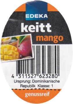 edeka keitt mango 4311527623280 ursprung : dominikasnische republik klasse: 1 genussreif
