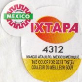 ixtapa mexico 4312 mango ataulfo, mexico/mexique this color for best taste, couleur du meilleur gout