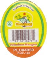rosita brand product of mexico 198168184752 premium mangos plu #4959 emp-148