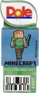 dole Minecraft tm & c mojang ab. dole.com/minecraft #4011